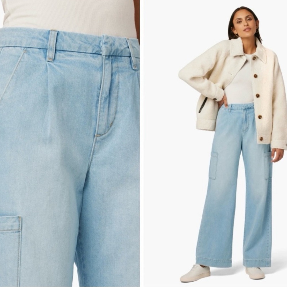 *NWT* JOE'S JEANS Petra Wide Leg Cargo Jeans - Picture 7 of 10
